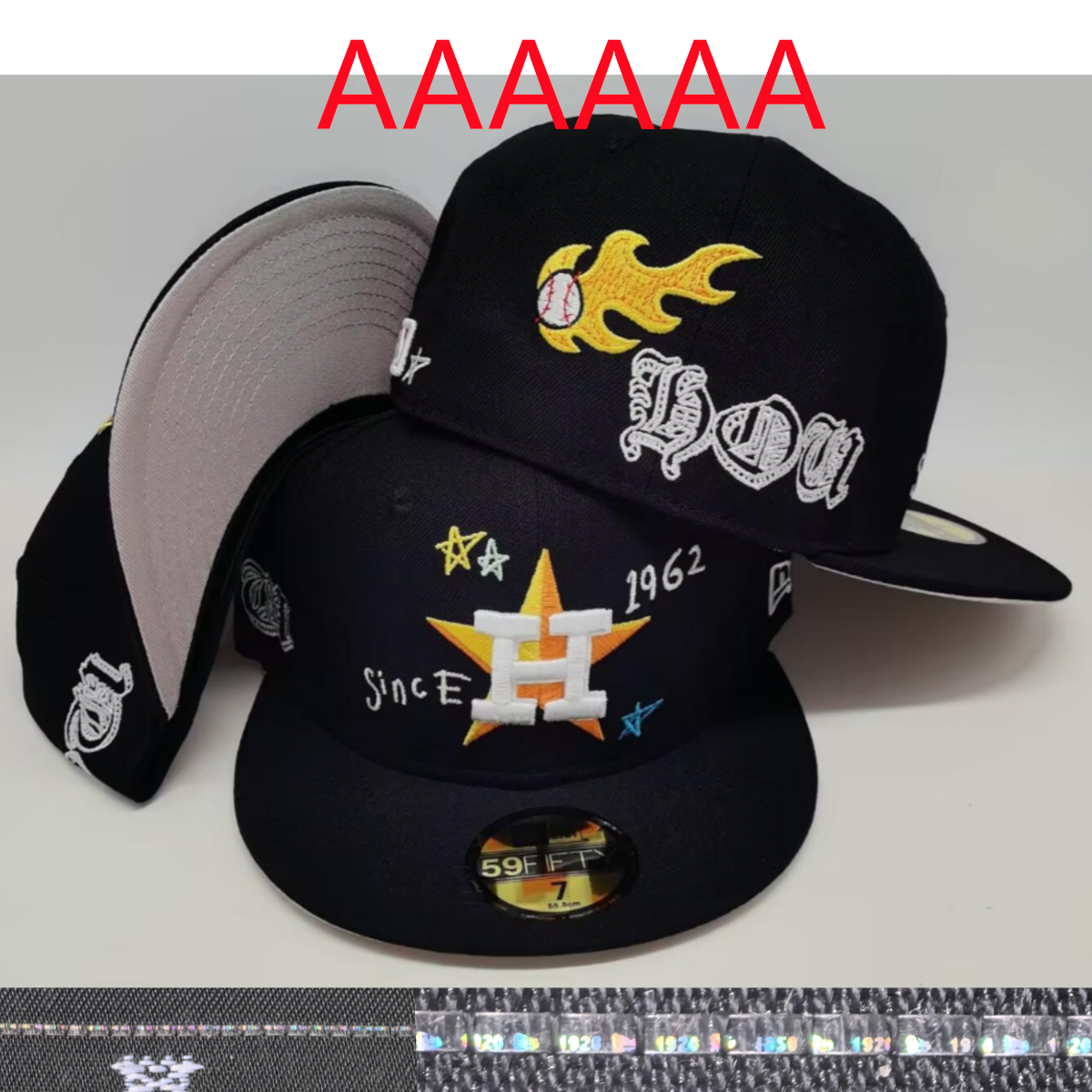 Sombrero de ala plana AA02